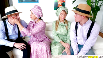 Amish housewives having their first fuck