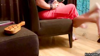 Neighbor Marianne enjoys spanking me