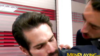 Hot Dani Robles sucked cock while getting banged in the ass by sexy Klein Kerr