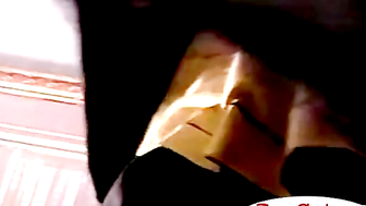 Nervous Isaac gets comfortable wanking off his BBC