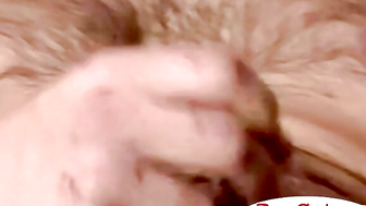 Sloppy sucking this popsickle stick like a dick full of cum