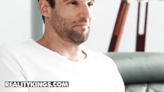 Reality Kings - Hispanic Vicki Chase makes her tongue dance on penis and nuts