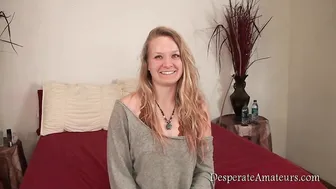 Casting sexy blonde Bombshell first time movie