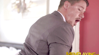 Hottie Skyy Knox got ass pounded by his boss Mateo Zagal