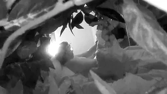 Woman masturbating and is secretly recorded.