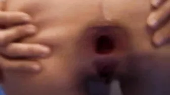 Stunning Goddess dark haired GF getting anal and facial