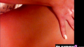 Big tits ebony and Latina posed naked