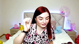 Beautiful amateur ginger babe NicolPot on webcam chats with fans