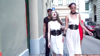 European slaves public disgraced