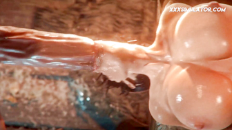 Lara Croft: EXTREME HARDCORE Gameplay ▷ FHD Massive FUTA Cock Creampie