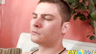 Camboy exposing his huge boner