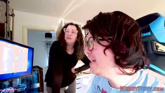 Yorkshire geeks cum sprays brits face