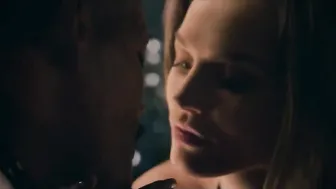 Whore is back and rammed by a big black cock