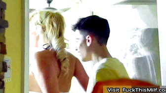 Julia Ann, Phoenix Marie, and Richelle Ryan take Julia's daughter's boyfriend to enha 6