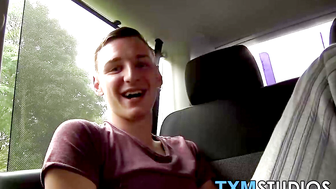 Young blonde twink picked up for a round of anal sex