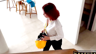 Redhead Slut Sucked and Fucked by vol1