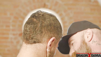 Erotic Adam Ramzis mouth and ass were severely stretched by two girthy dicks