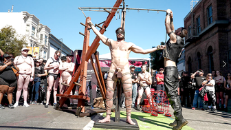 Kinky crowd thirst for extreme acts of BDSM!