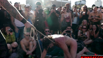 Kinky crowd thirst for extreme acts of BDSM!