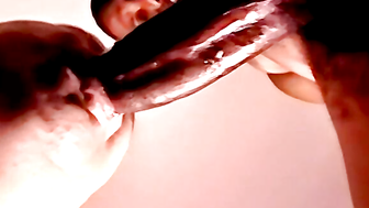 Big cocked black dude sucked by mature cock loving gay