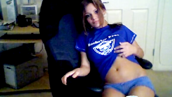 Kate spreading her pussy on cam