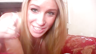 Camgirl Allie loves her toys