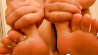 Corri has nice mouth-watering piggies