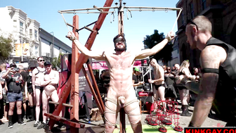 Flogging porn video – Vander hungrily feasts on Christians cock
