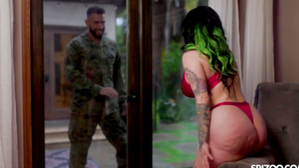 Tattooed Busty Xwife Karen Ready For Hardcore Pounding