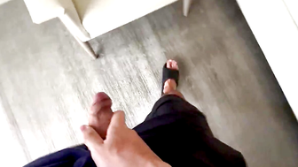 I caught my Roommate masturbating and i had to fuck her! 3
