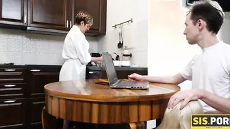 SIS.PORN. Women with no breasts likes impudent pastime that