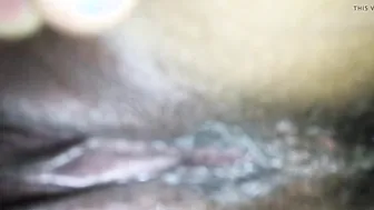 Unaware GF s cunt spied during fellatio