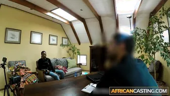 Casting - Rough Anal and Large Facial for Ebony 18