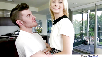 Cute Maddy gets her tiny pussy destroyed