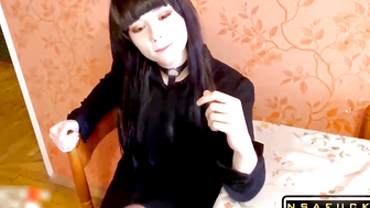 Deep Suck porn video – Hot Brunette Deep Sucking and Sensual Fucking for Money