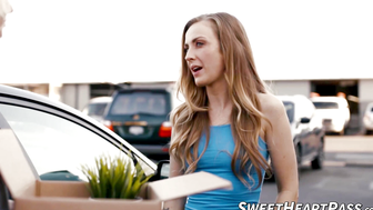Gorgeous lesbians Charlotte Stokely and Karla Kush licked pussy in a hardcore tribbin