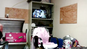 Spying on my busty mature Stepmom Agnes