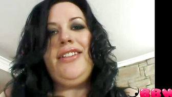 Desiree Divine Playing With Her BBW Tits