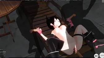 3D ANIMATED Nana Kozuki Banged 3 Men at once