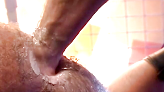 Buddy porn video – Hunky homosexual in his jockstrap endures having his ass fist fucked by his buddy who