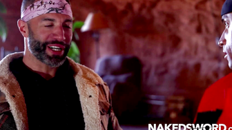 NAKEDSWORD Sean Zevran Rides Bareback Cole Connor Hairy Cock