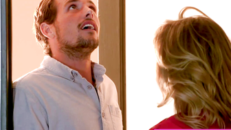 Frisky Tyler Nixon reveals his huge throbbing package for me and Mazzy Grace to slobb