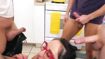 Mouthfuck porn video – Can I Fit my whole Long Penis in her