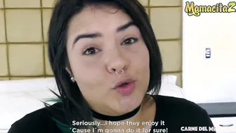 CarneDelMercado - Xiomara Soto Beauty Colombian Dark Haired Getting Picked Up