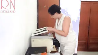 SEXRETARY Stupid Secretary and Scanner Full Sex Tape