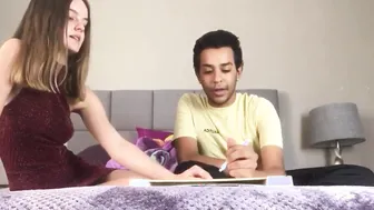 Bimbos goddess getting her small twat banged on the bed