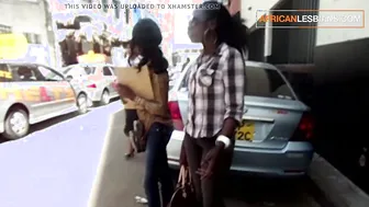 Lesbo Outdoors Pick Up Ends Inside Black Wc
