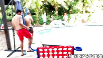 House party goes wild with horny Chloe Marie and hung Kai Jaxon