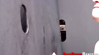 Wild Cody Marsh plows my sweet asshole after sucking a dick in the glory hole