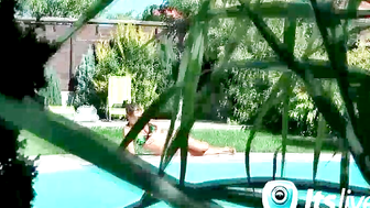 GoddessJulie Poolside Teasing